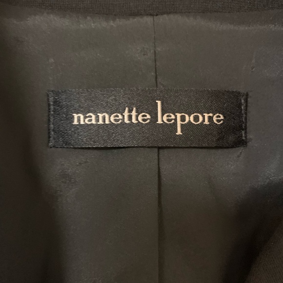 Nanette Lepore Jacket Houndstooth Print - Picture 3 of 4